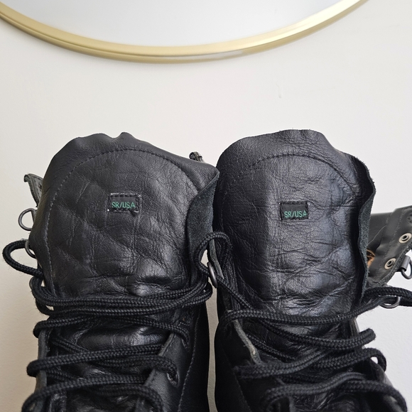 VTG Rocky USA Black Genuine Leather Combat Performance Thinsulate Boots 11.5M main image 16